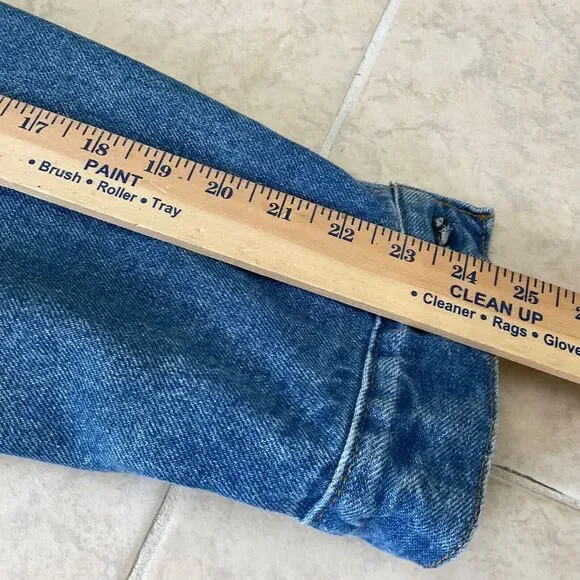 Vintage Levi's Blanket Lined 71506-0314 Denim Jean Trucker Jacket USA Size 36L